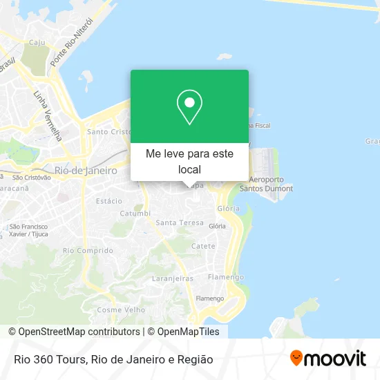 Rio 360 Tours mapa