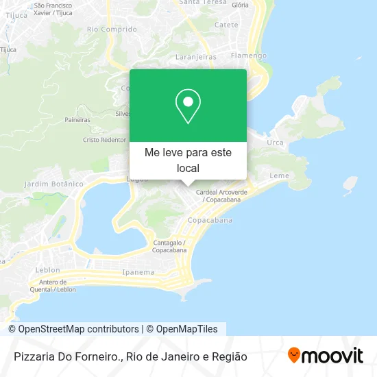 Pizzaria Do Forneiro. mapa
