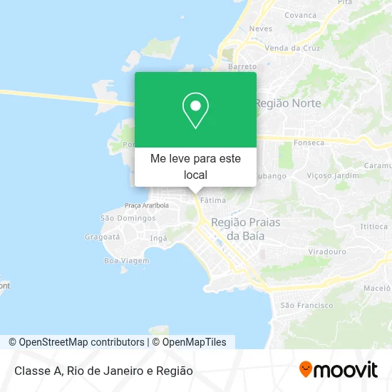 Classe A mapa