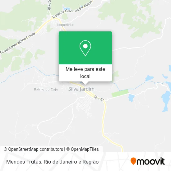 Mendes Frutas mapa