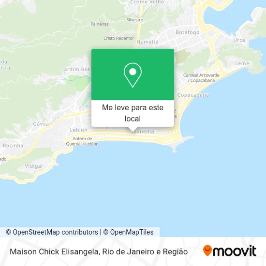 Maison Chick Elisangela mapa