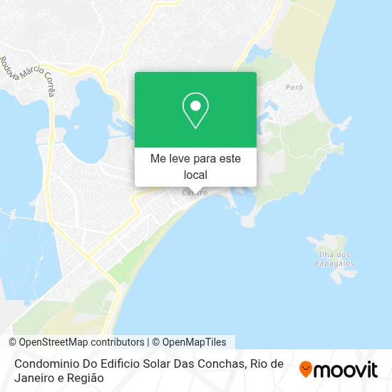 Condominio Do Edificio Solar Das Conchas mapa