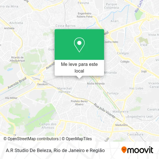 A.R Studio De Beleza mapa