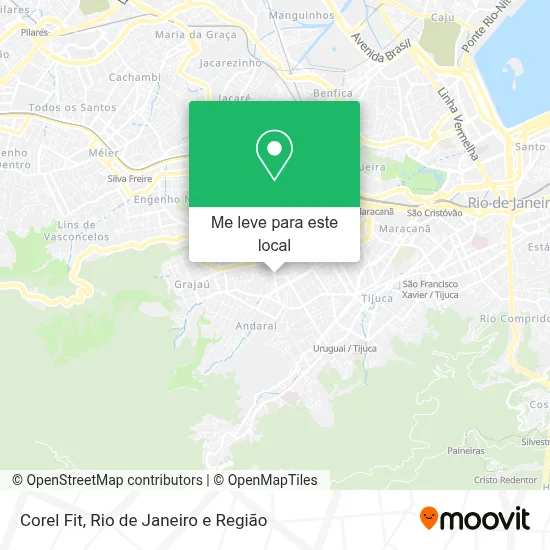 Corel Fit mapa