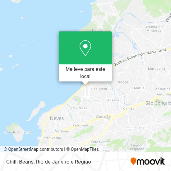 Chilli Beans mapa