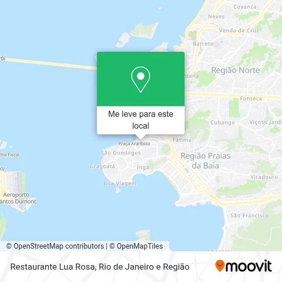 Restaurante Lua Rosa mapa