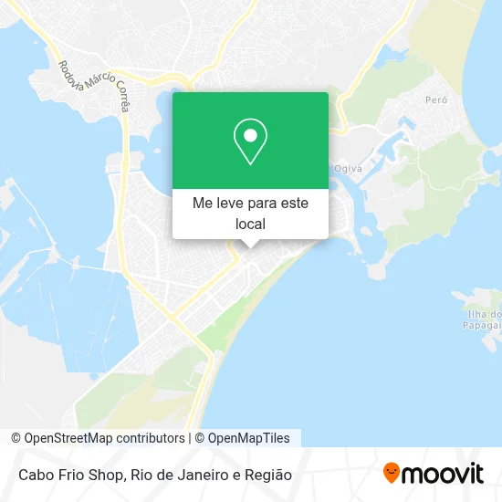 Cabo Frio Shop mapa