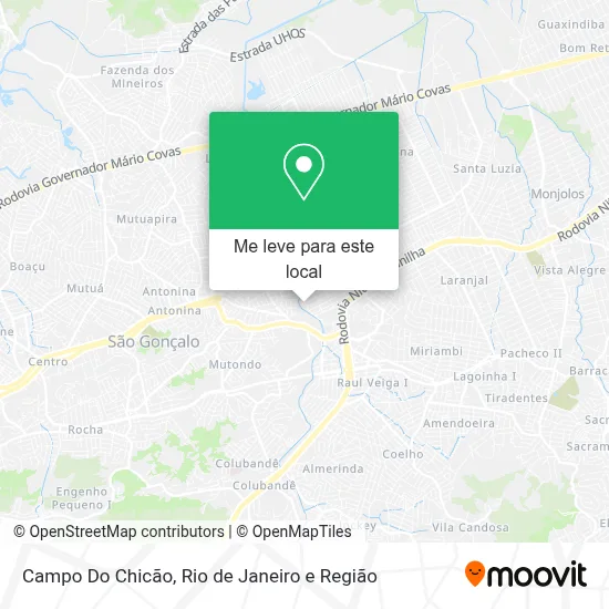 Campo Do Chicão mapa