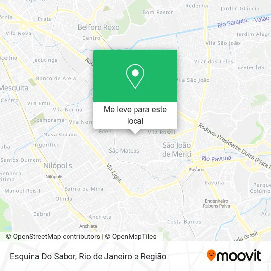 Esquina Do Sabor mapa