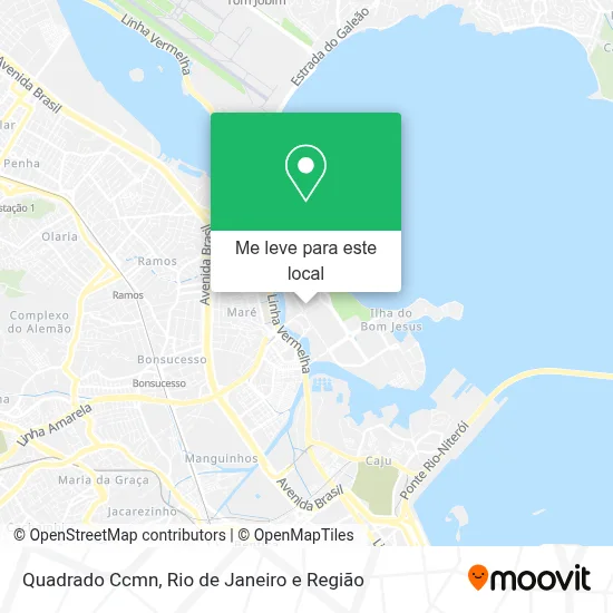 Quadrado Ccmn mapa
