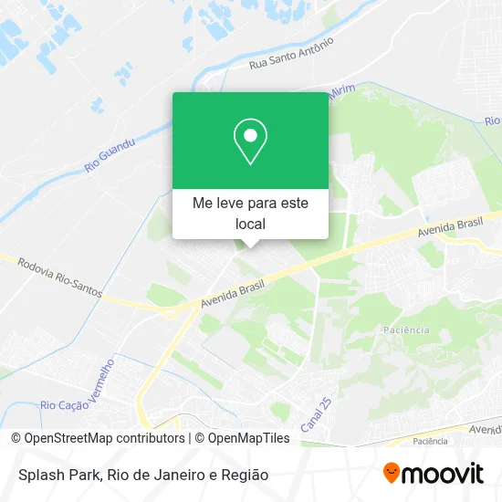 Splash Park mapa