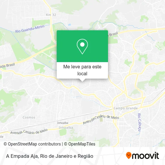 A Empada Aja mapa
