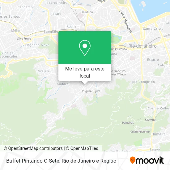 Buffet Pintando O Sete mapa