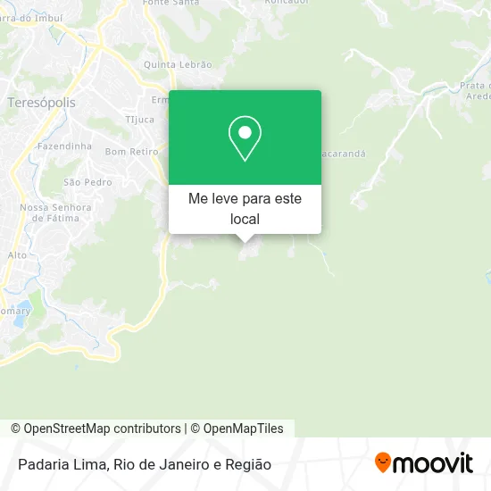 Padaria Lima mapa