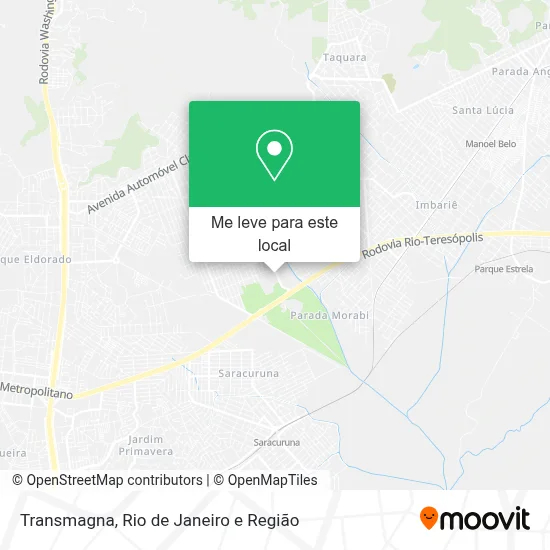 Transmagna mapa