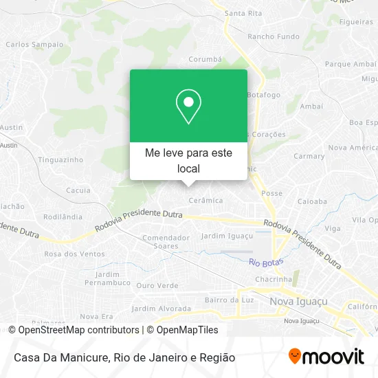Casa Da Manicure mapa