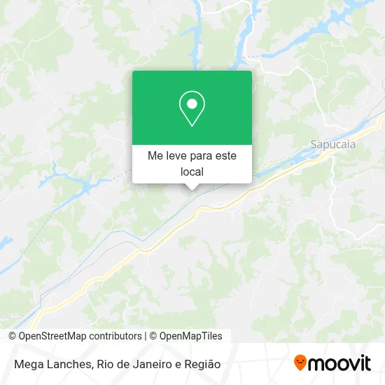 Mega Lanches mapa