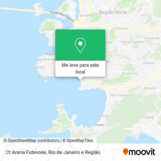 Ct Arena Futevolei mapa