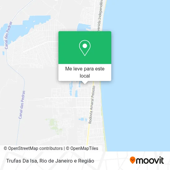 Trufas Da Isa mapa