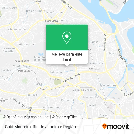 Gabi Monteiro mapa