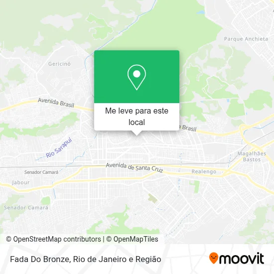 Fada Do Bronze mapa