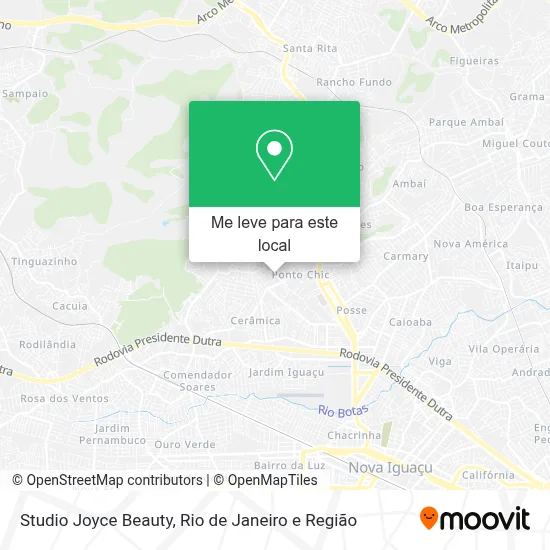 Studio Joyce Beauty mapa