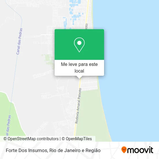 Forte Dos Insumos mapa