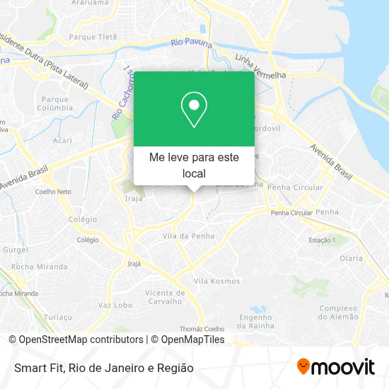 Smart Fit mapa