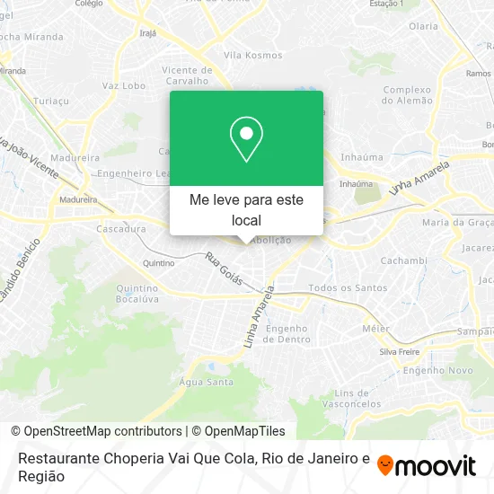 Restaurante Choperia Vai Que Cola mapa