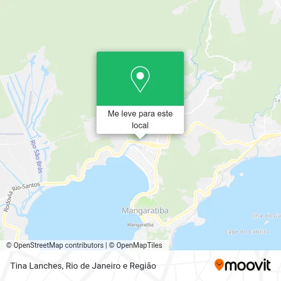 Tina Lanches mapa