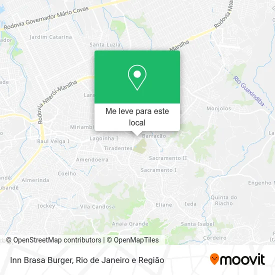 Inn Brasa Burger mapa