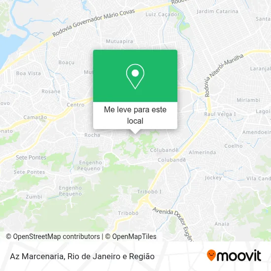 Az Marcenaria mapa