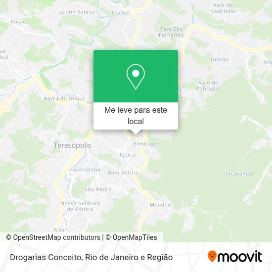Drogarias Conceito mapa