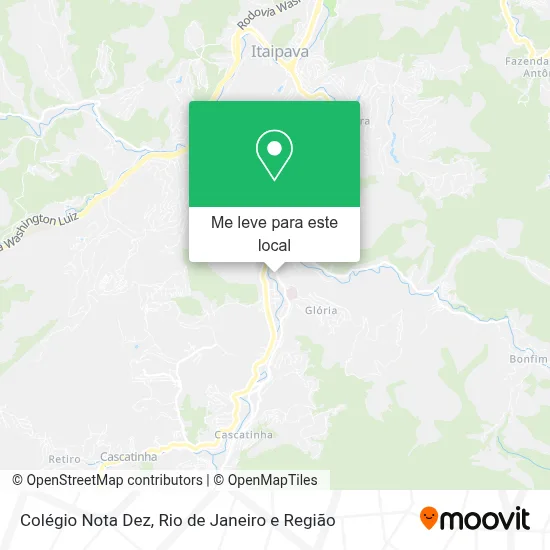 Colégio Nota Dez mapa