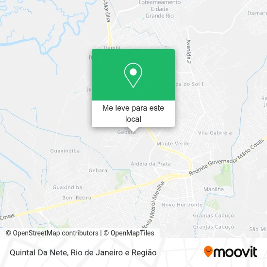 Quintal Da Nete mapa