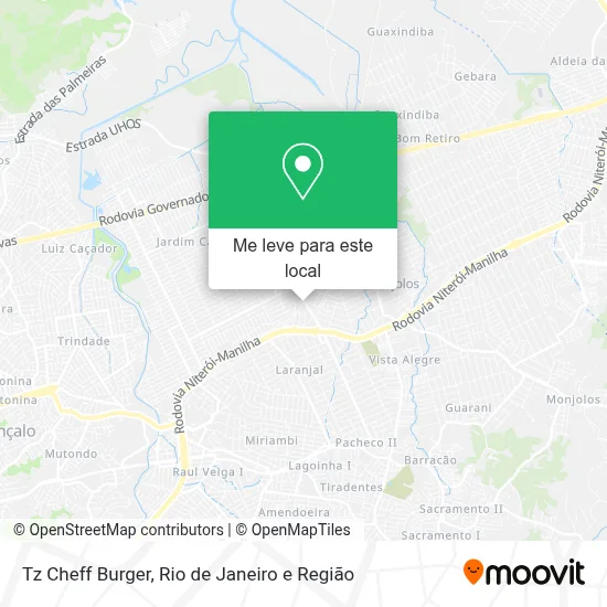 Tz Cheff Burger mapa