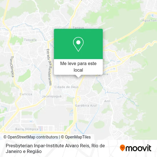 Presbyterian Inpar-Institute Alvaro Reis mapa