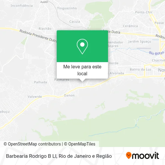 Barbearia Rodrigo B Ll mapa