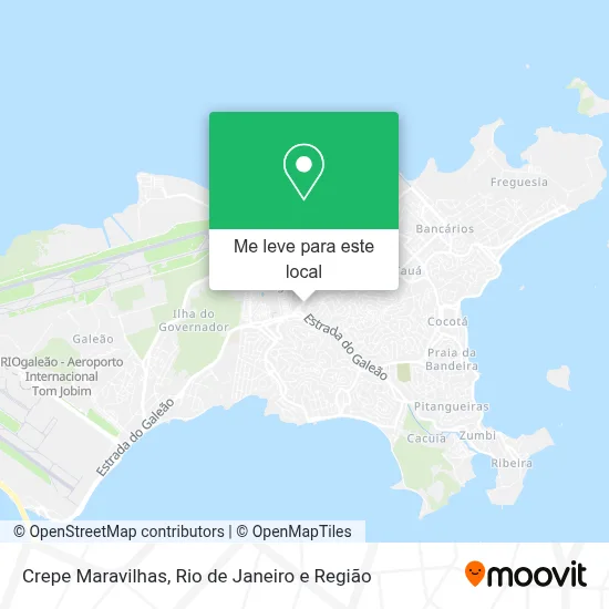 Crepe Maravilhas mapa