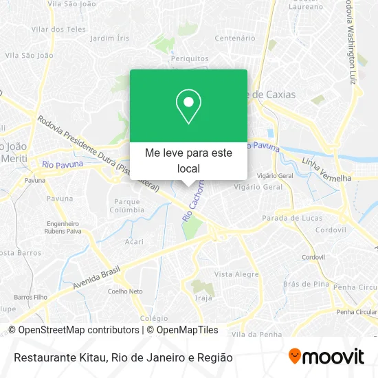 Restaurante Kitau mapa