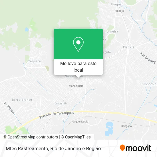 Mtec Rastreamento mapa