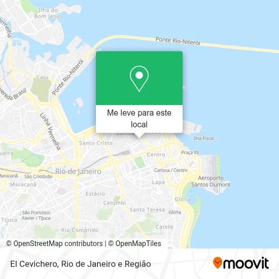 El Cevichero mapa