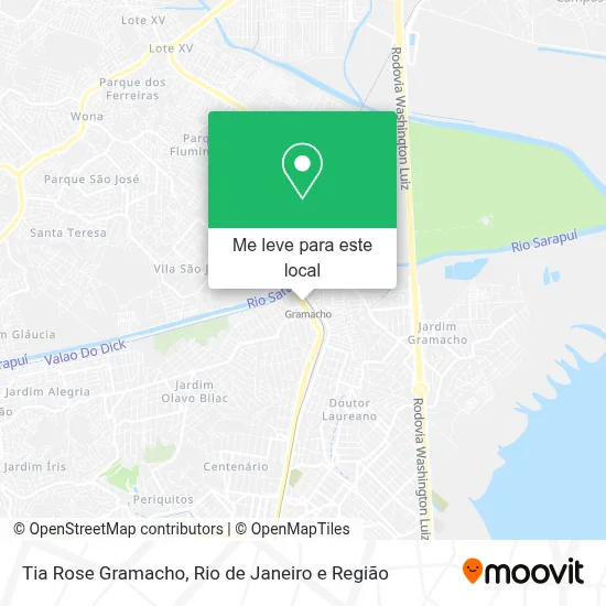 Tia Rose Gramacho mapa