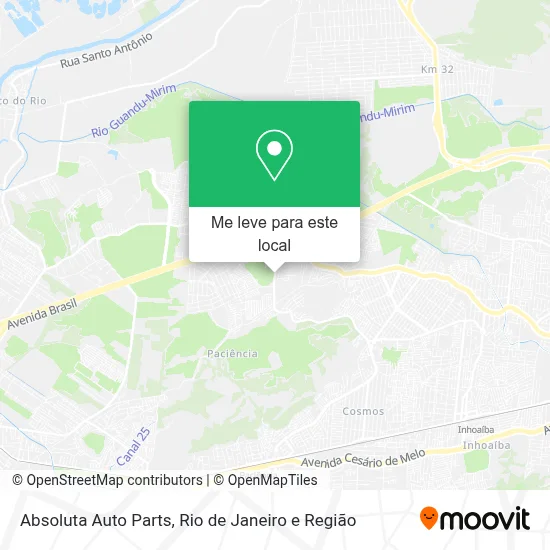 Absoluta Auto Parts mapa