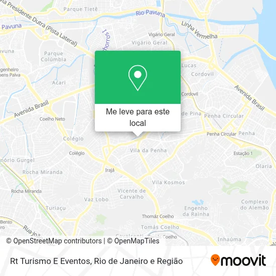 Rt Turismo E Eventos mapa