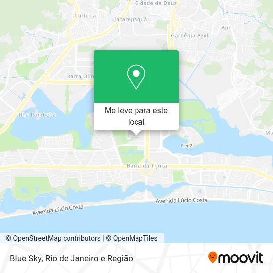Blue Sky mapa