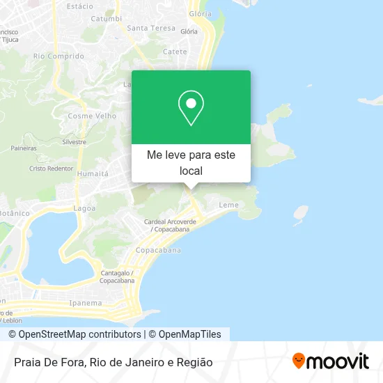 Praia De Fora mapa