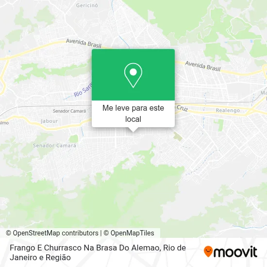 Frango E Churrasco Na Brasa Do Alemao mapa