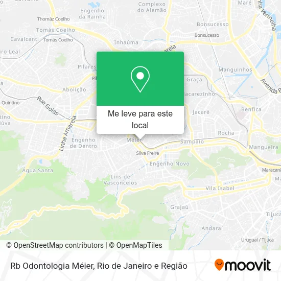 Rb Odontologia Méier mapa