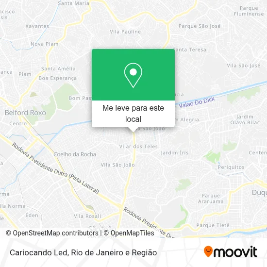 Cariocando Led mapa